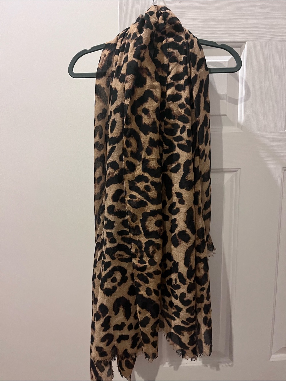 Leopard Print Women's Skirt - Tan and Black